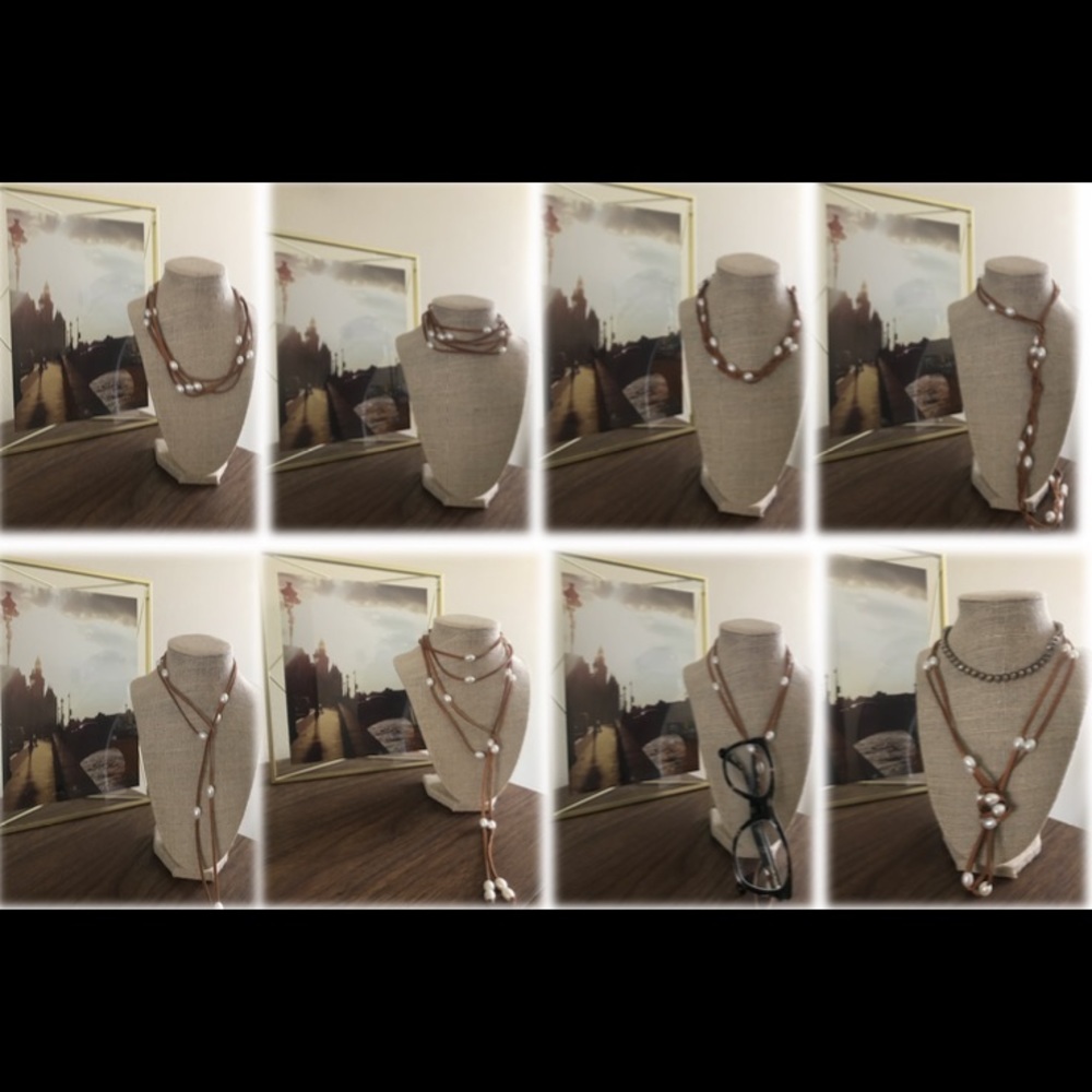 Genuine Australian South Sea pearl & leather - Picture 5 of 8